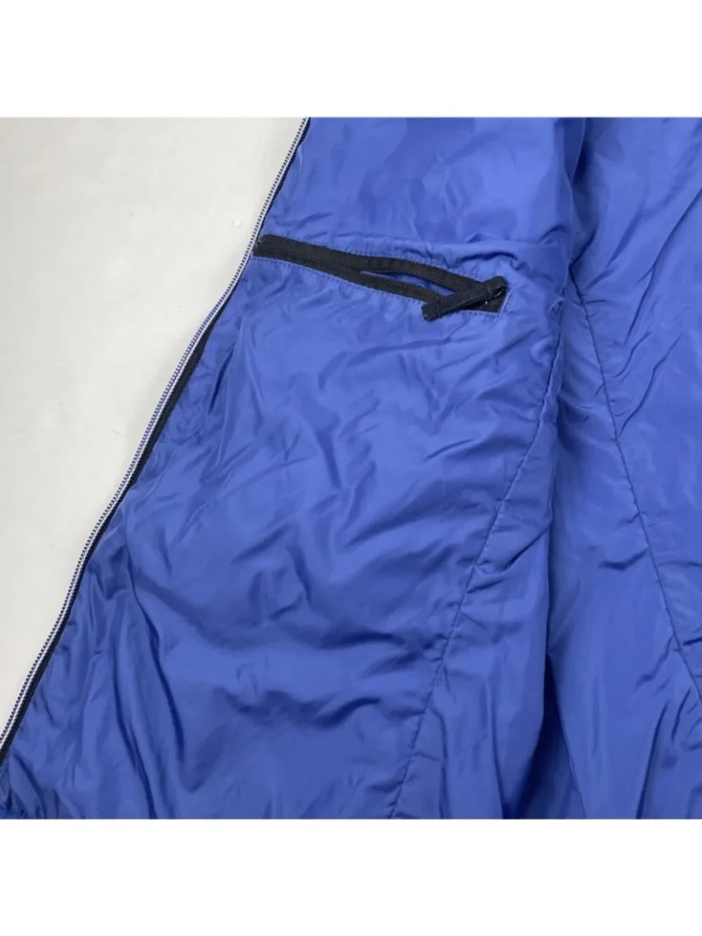 Lands End Diamond Quilted Full Zip Vest Women's M 10-12 Primaloft Insulation